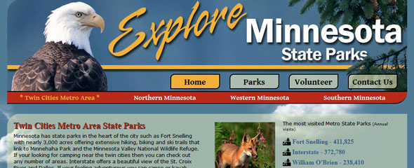 Explore Minnesota Website